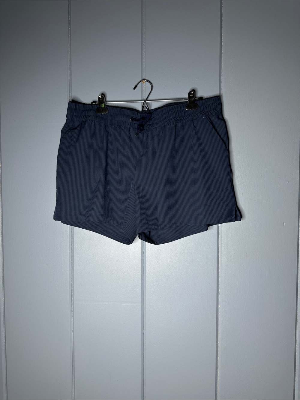 Southern Tide Navy Ribbed Drawstring Lounge Shorts